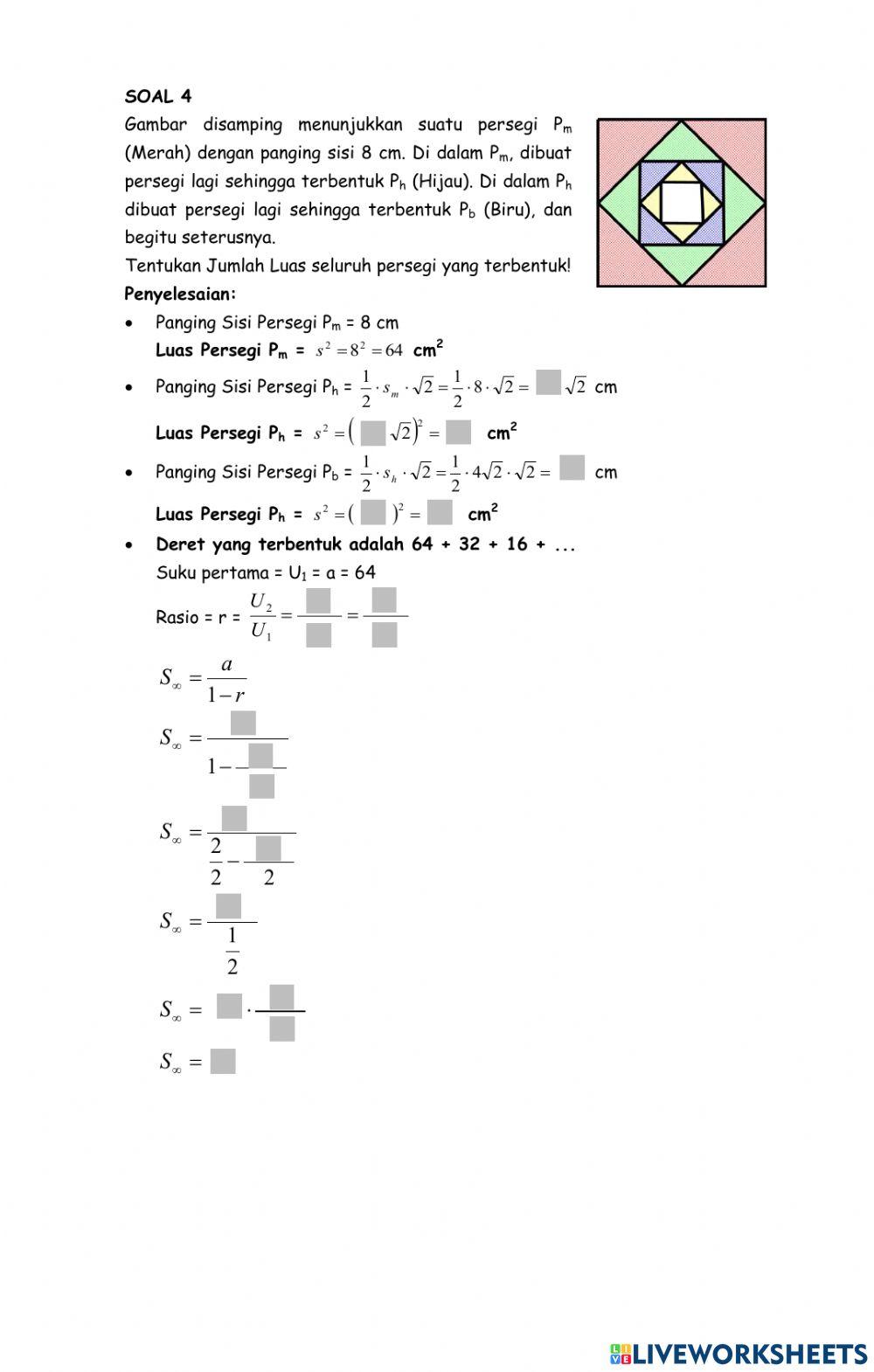 LKPD Deret Geometri Tak Hingga