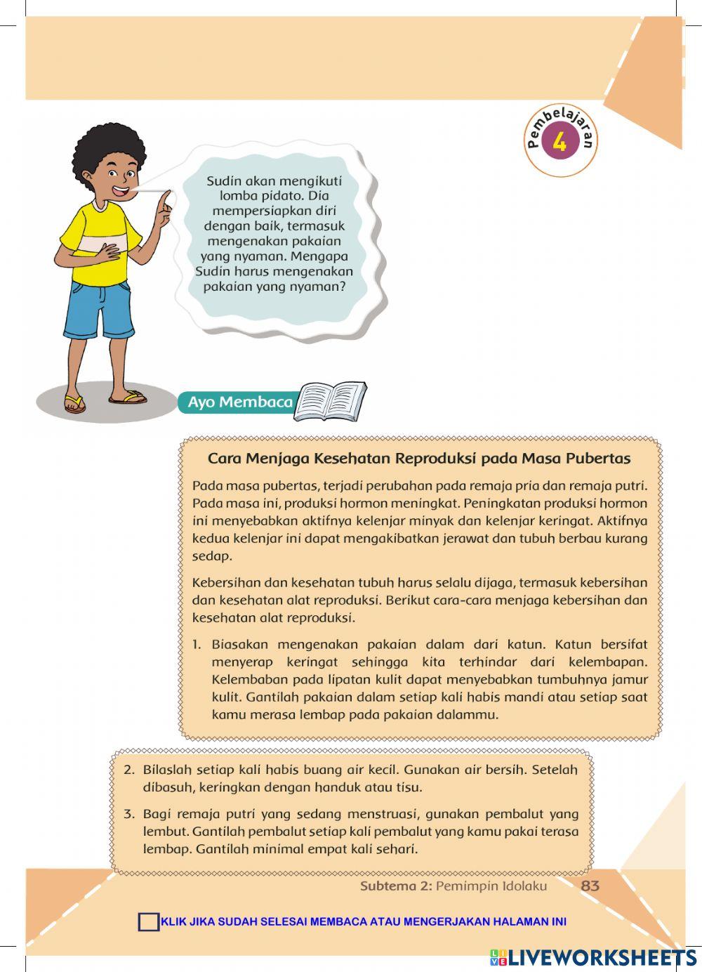 Tema 7 Sub Tema 2 Pembelajaran 4