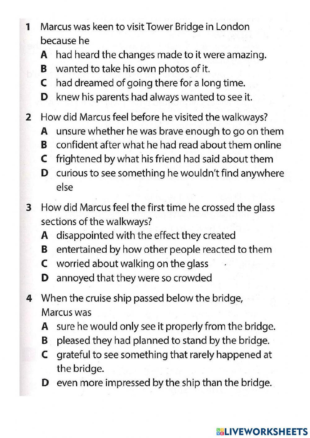 PET - Reading part 3