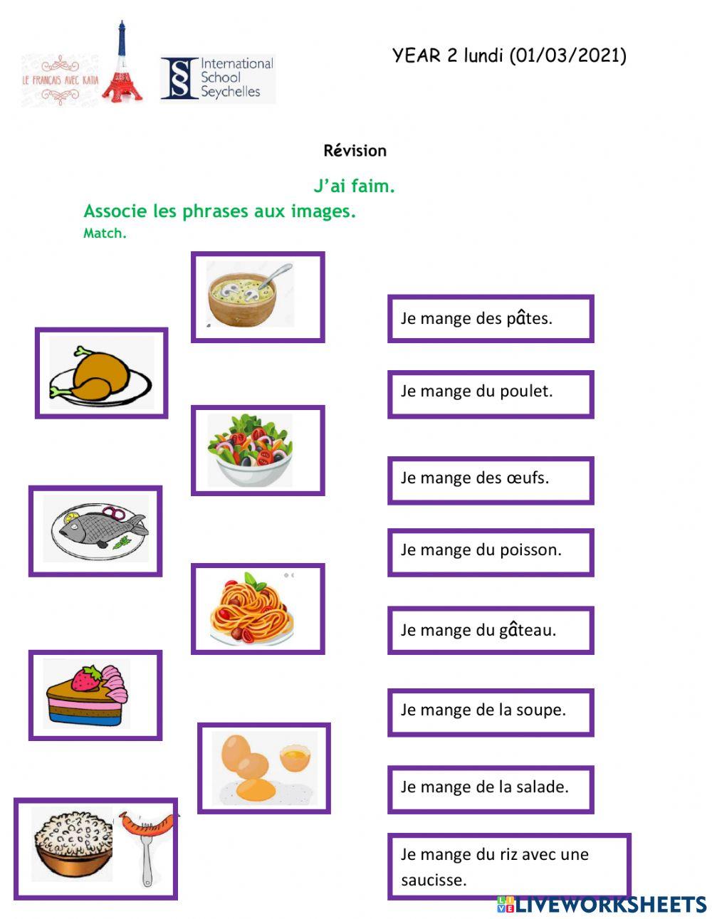 Nourritures et boissons