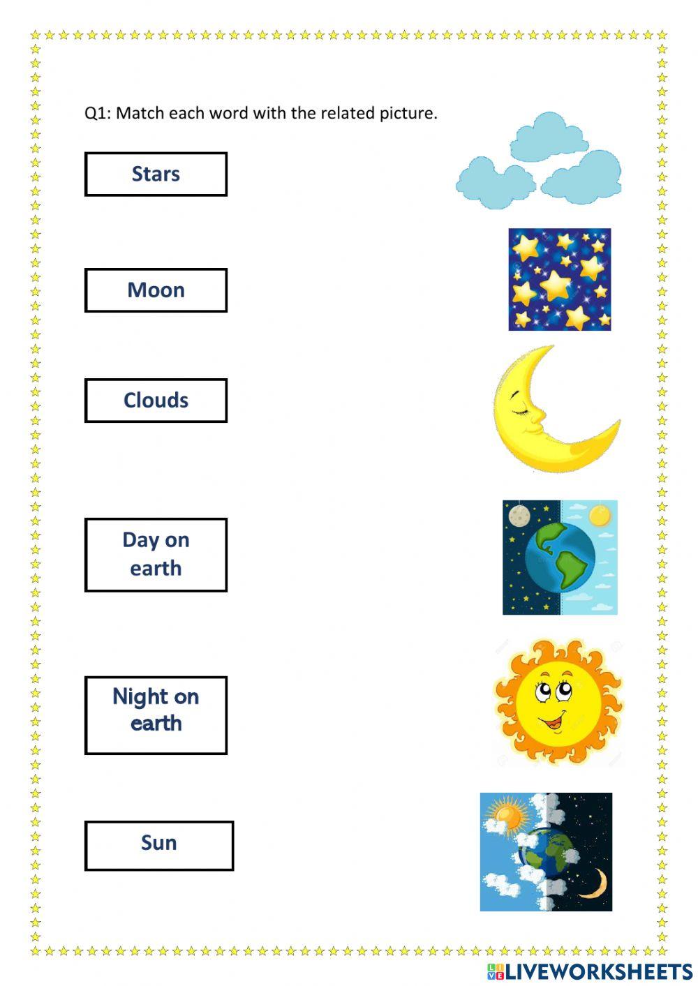 Day and Night worksheet