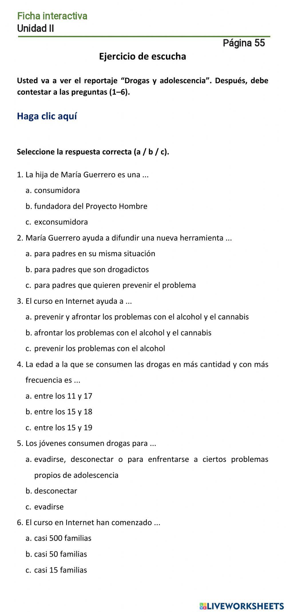 Español-9 (повыш.)-Parte 1-Unidad II-Lección 2-Página 55