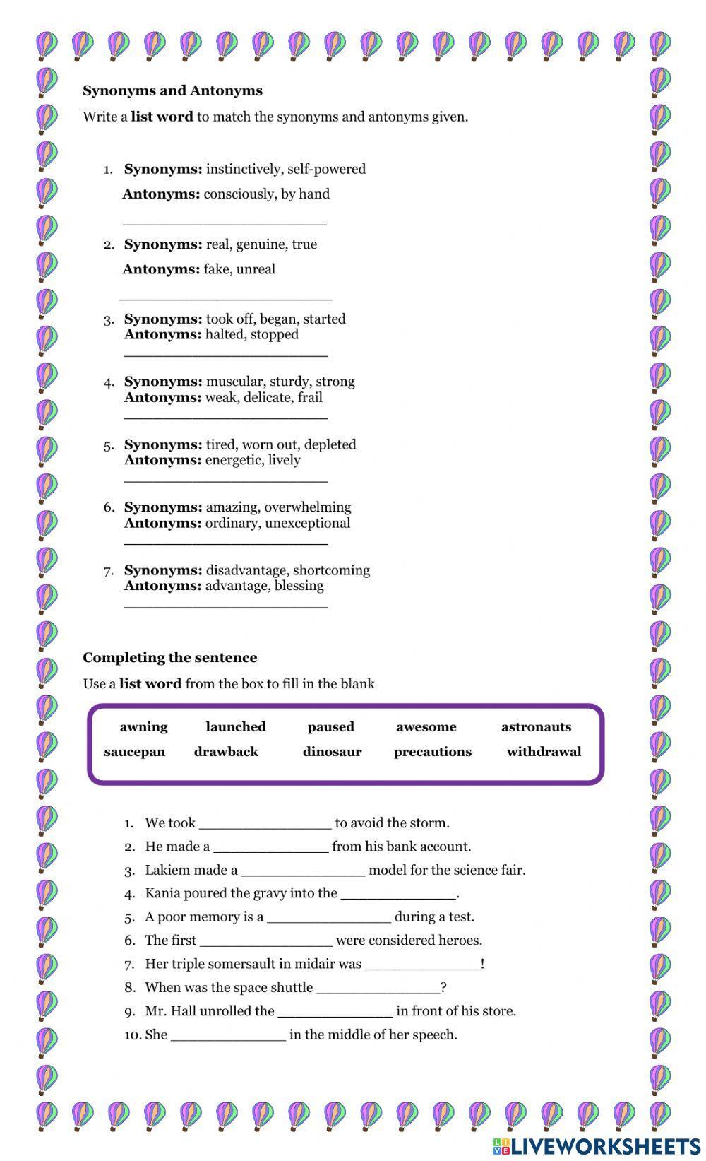 Vowel Digraphs au and aw