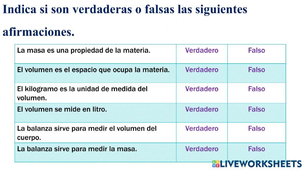 La materia y sus propiedades