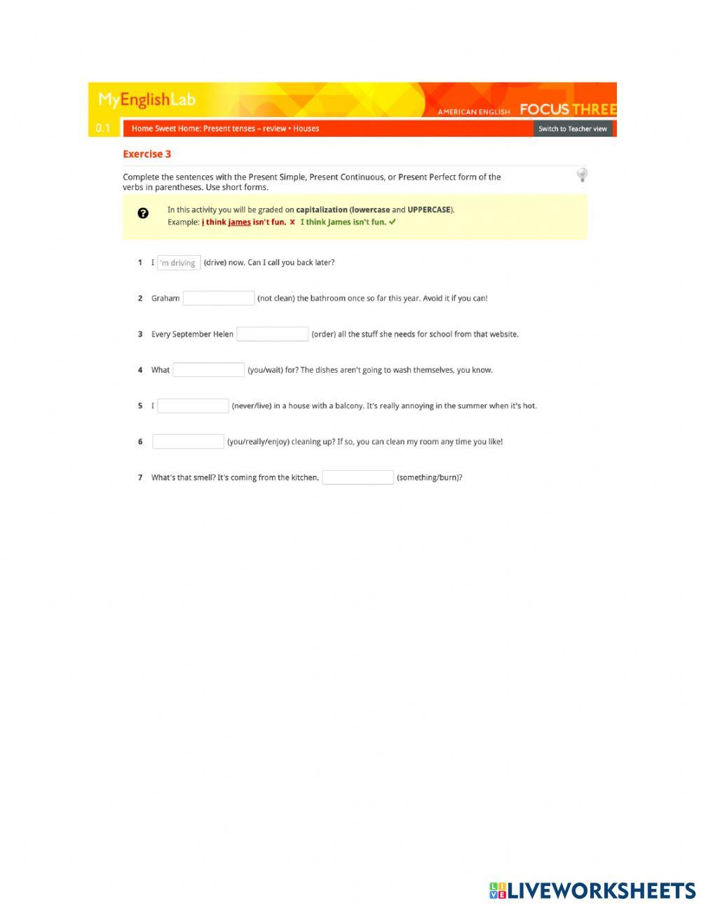 Home sweet home - Workshet