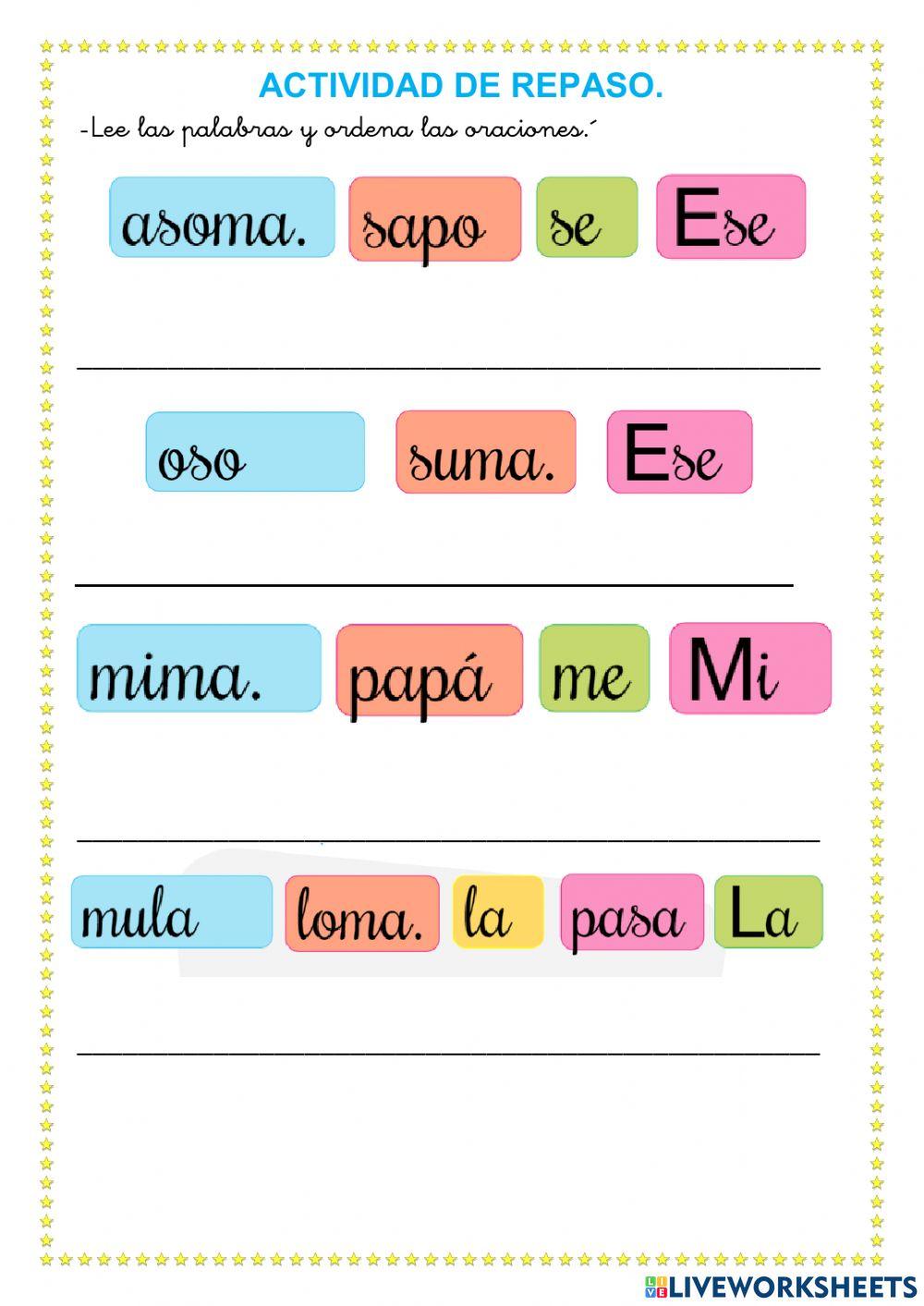 Actividad de repaso m,p,s,l y t