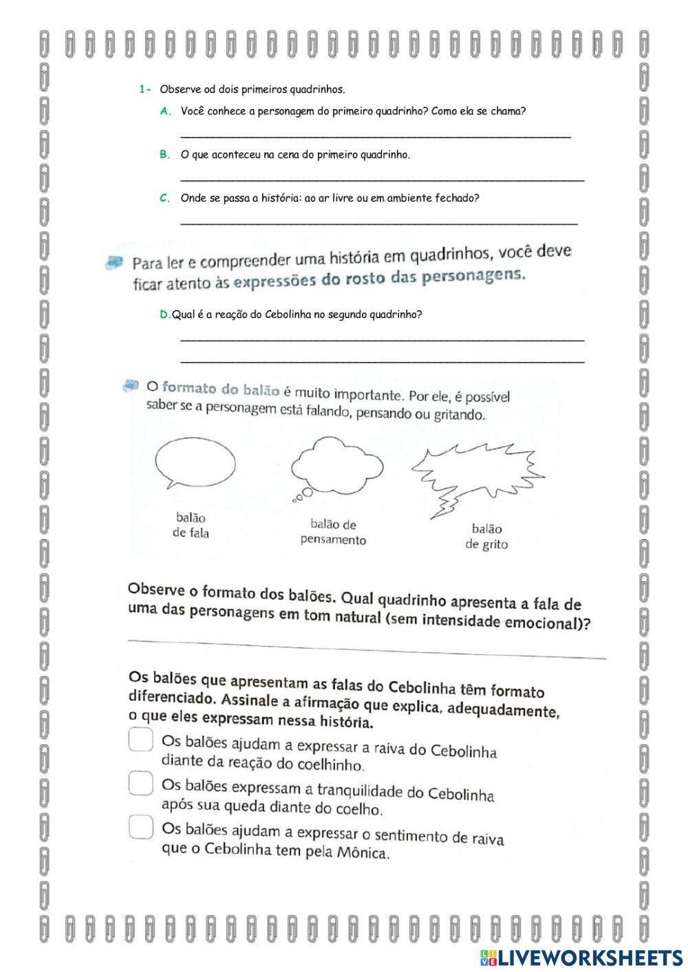 História em Quadrinhos