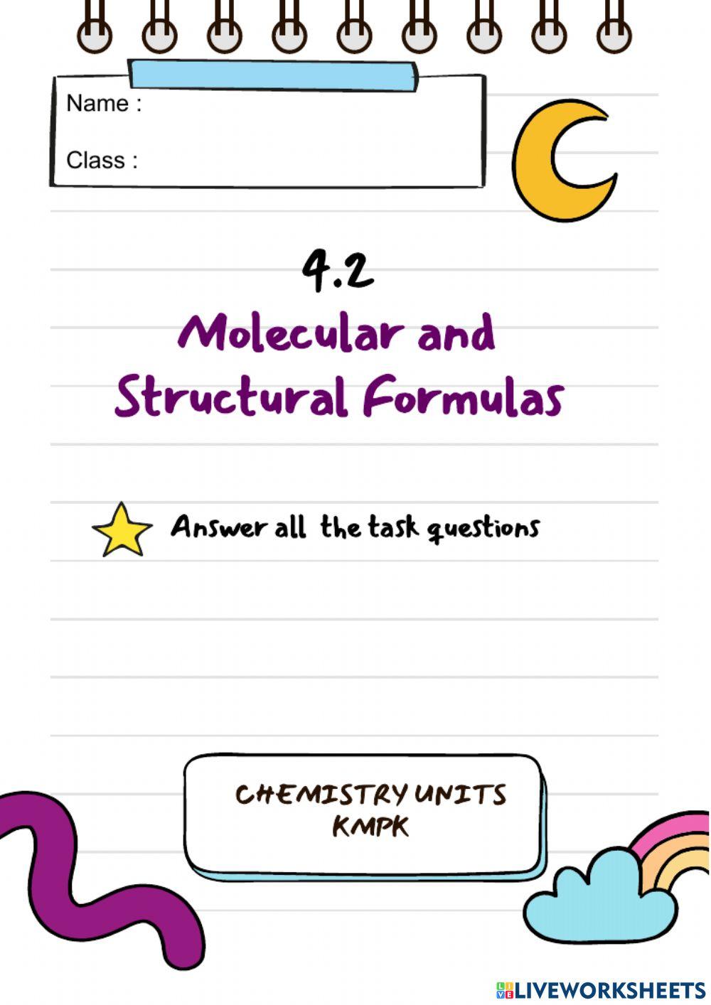 Molecular and structure formula