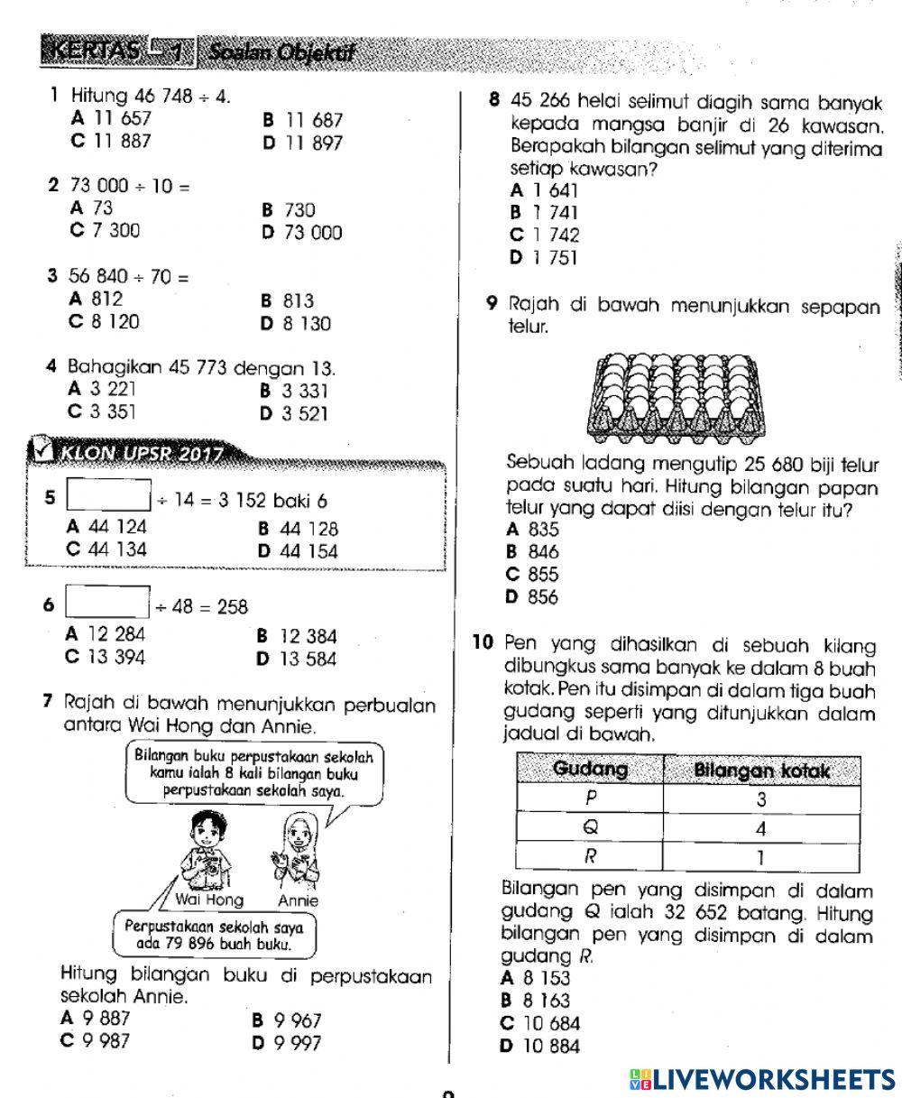 Penyelesaian masalah bahagi