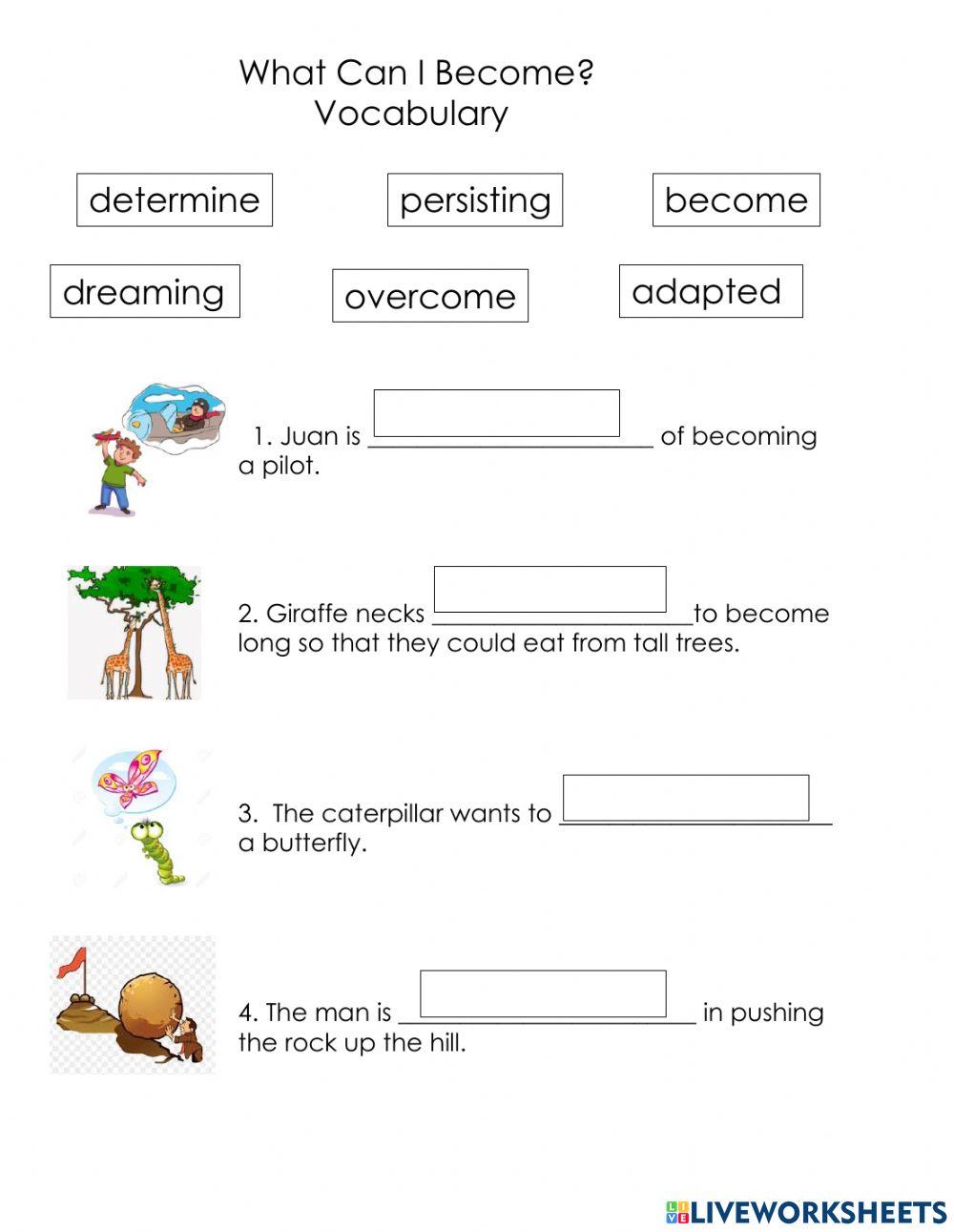 What can I become vocabulary