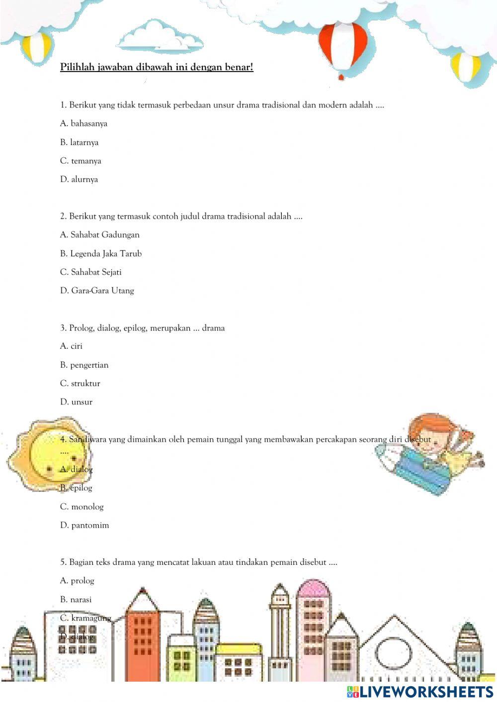 Menelaah Struktur dan Kaidah Kebahasaan Teks Drama