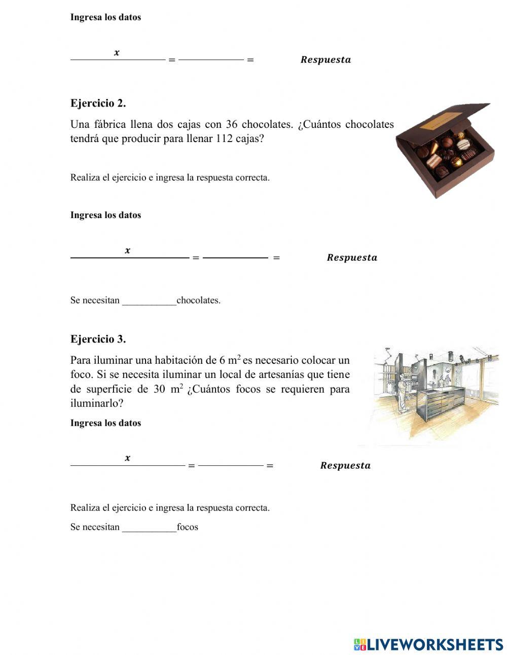 Regla de tres directa