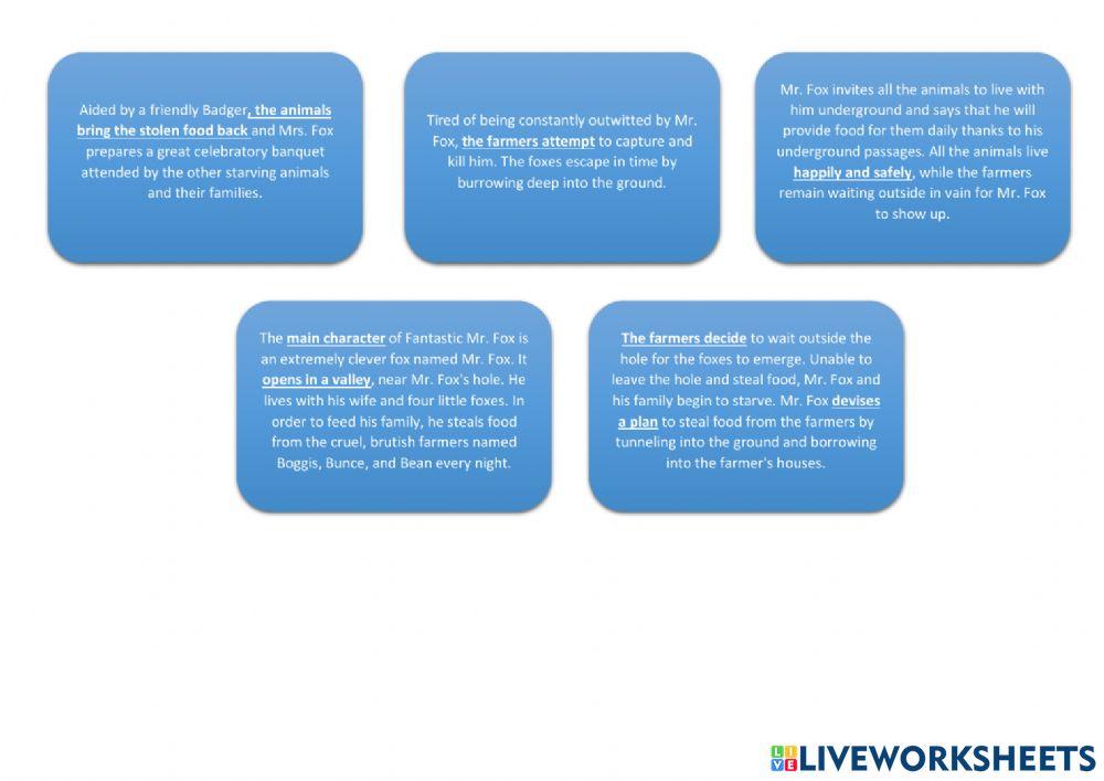 Fantastic Mr. Fox - Story Mountain