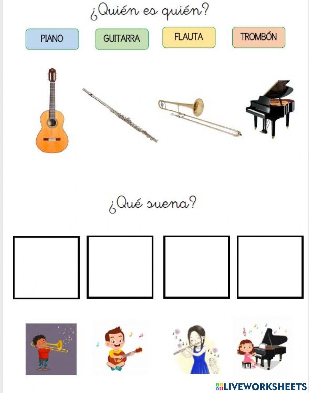 Instrumentos de la canción -Jo sóc un artista-