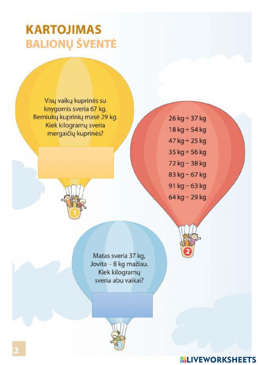 Dviženklių skaičių sudėtis ir atimtis