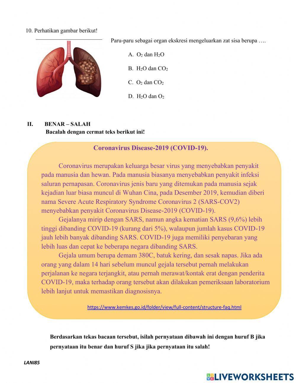 Soal uh akm ipa kelas 8