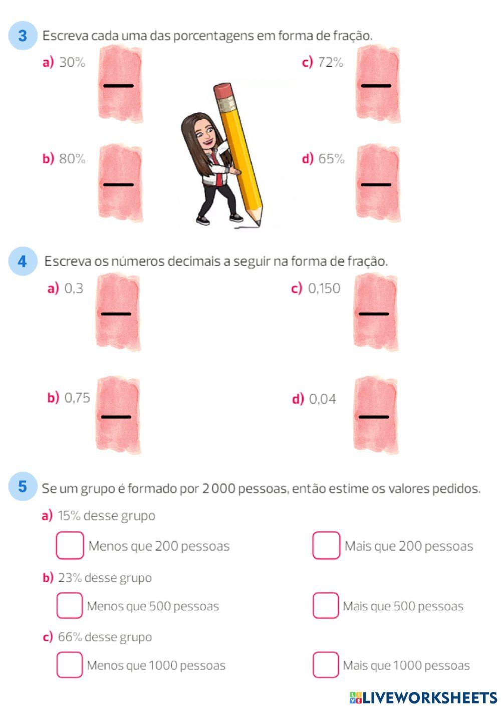 Atividade complementar (5º ano)