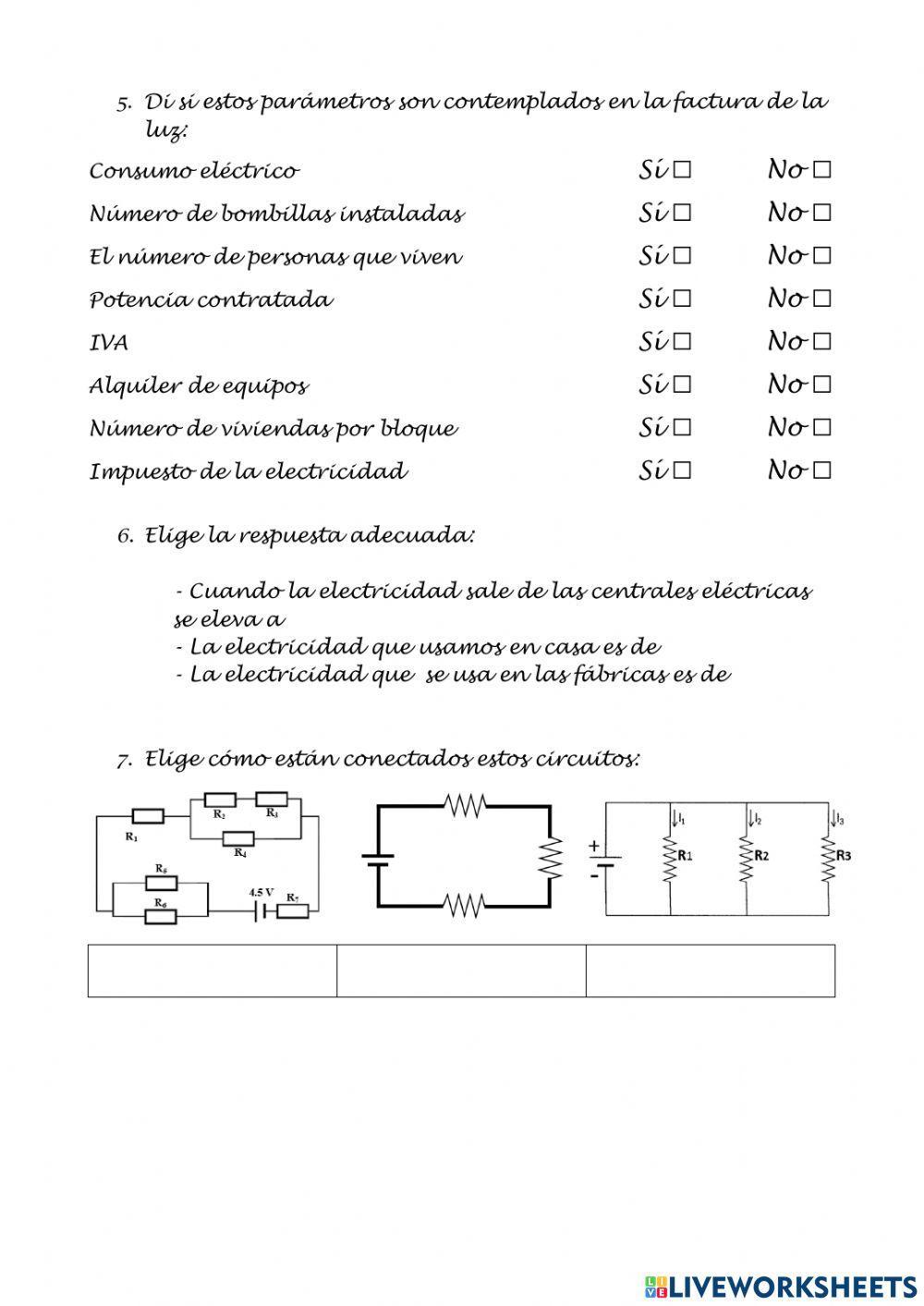 Repaso electricidad