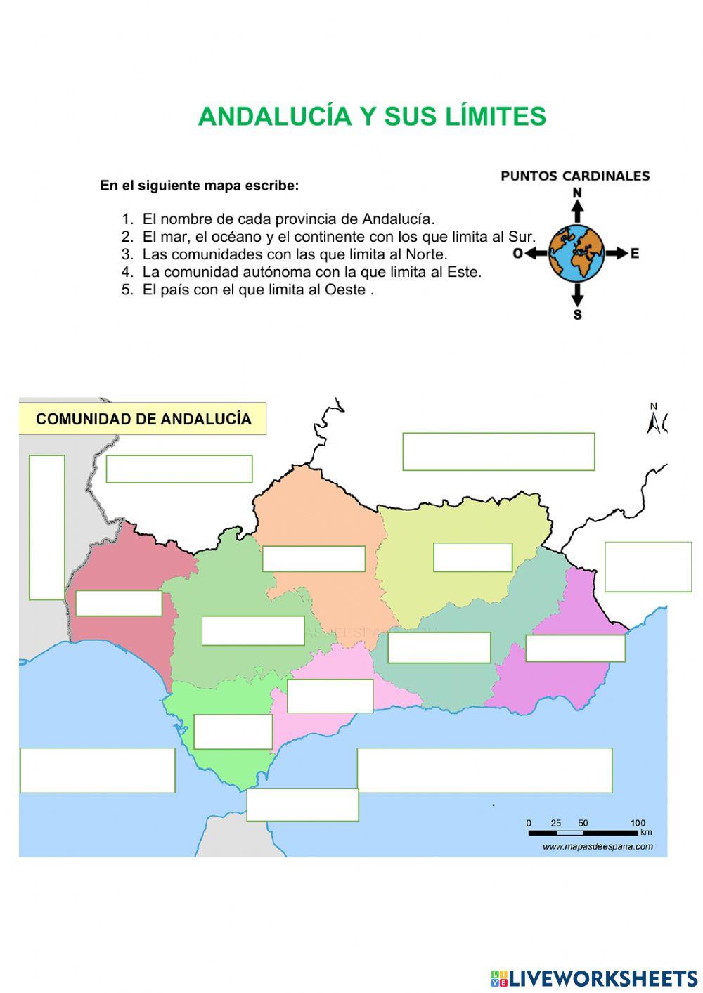 Andalucía y sus límites