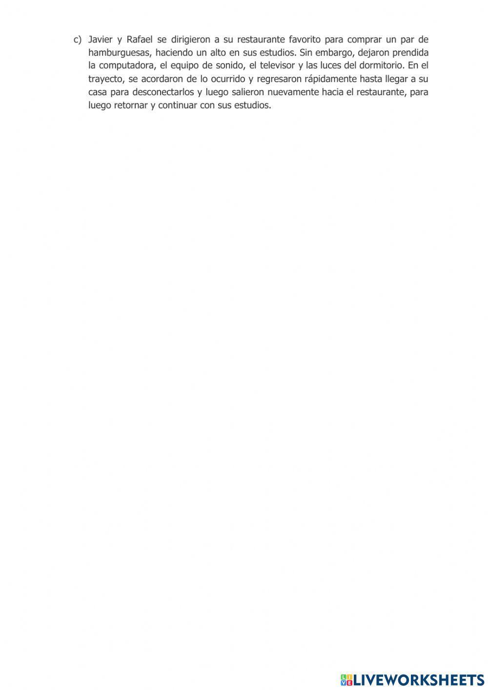 Vacacional:Parafrasear y citar texto