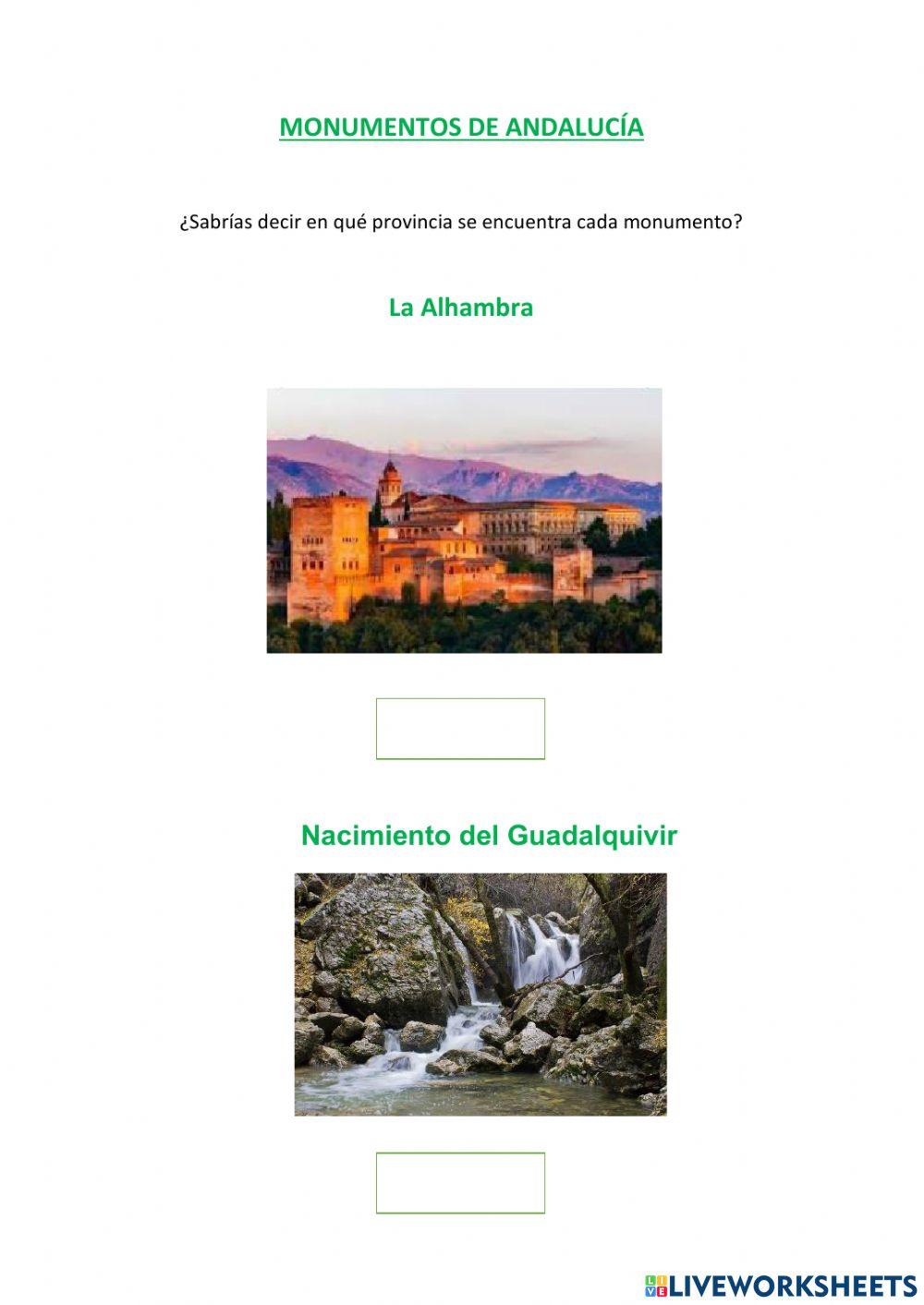 Monumentos de andalucía