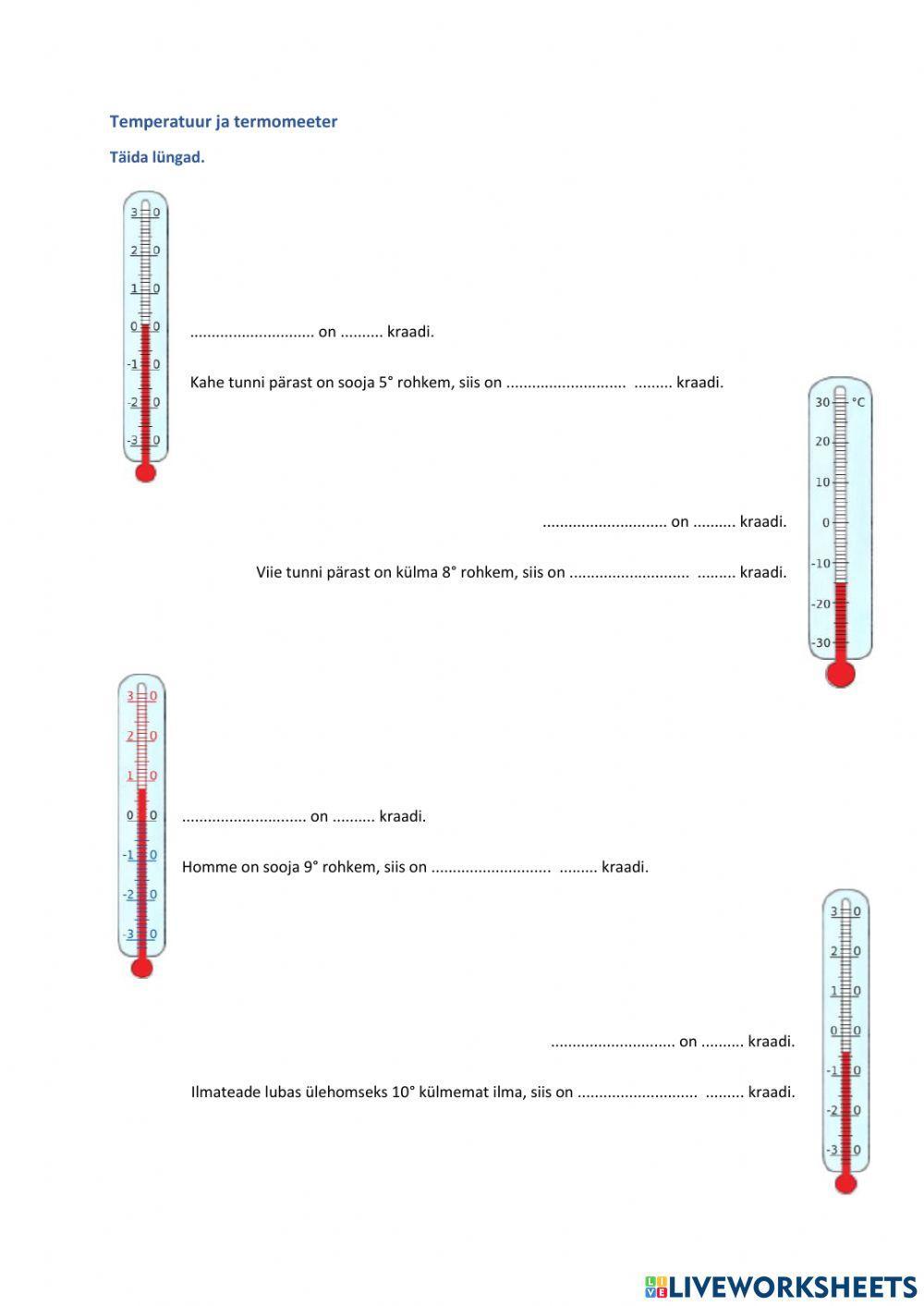 Temperatuur ja termomeeter