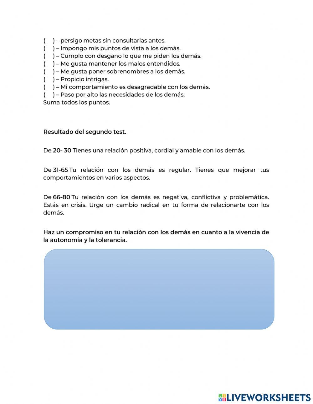 Autonomía y tolerancia