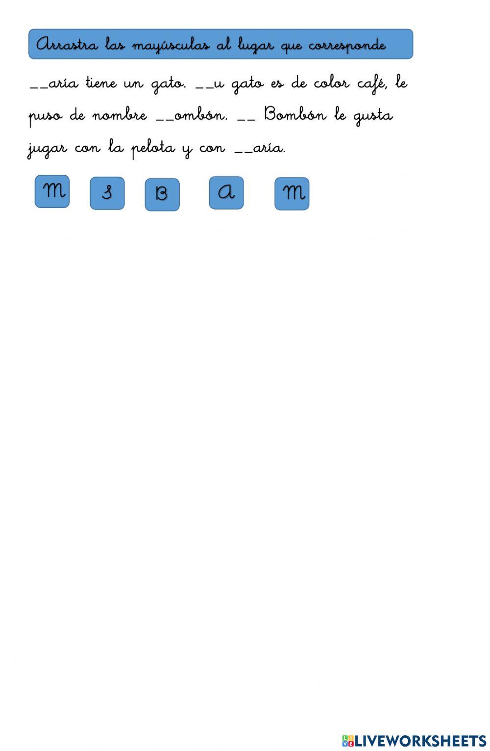 Uso de las mayúsculas