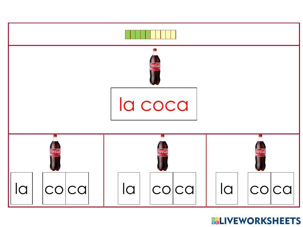 Selecciona la sílaba 3