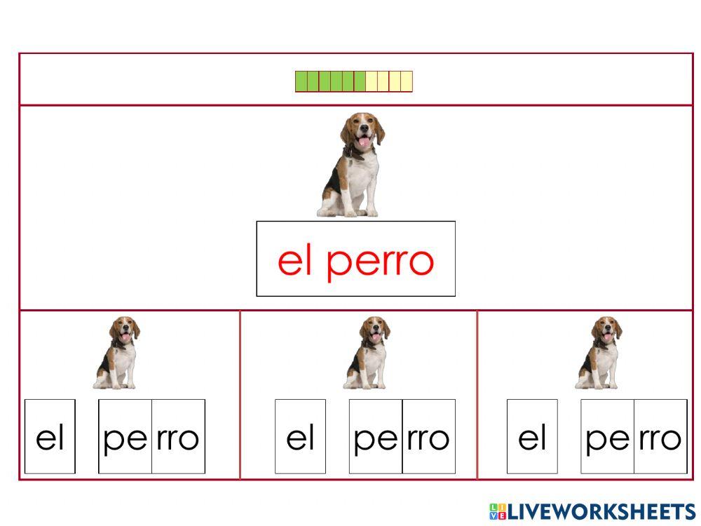 Selecciona la sílaba 3