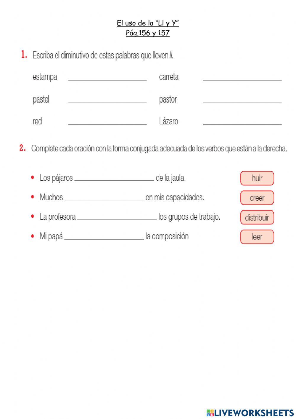 Español 4G-P156y157