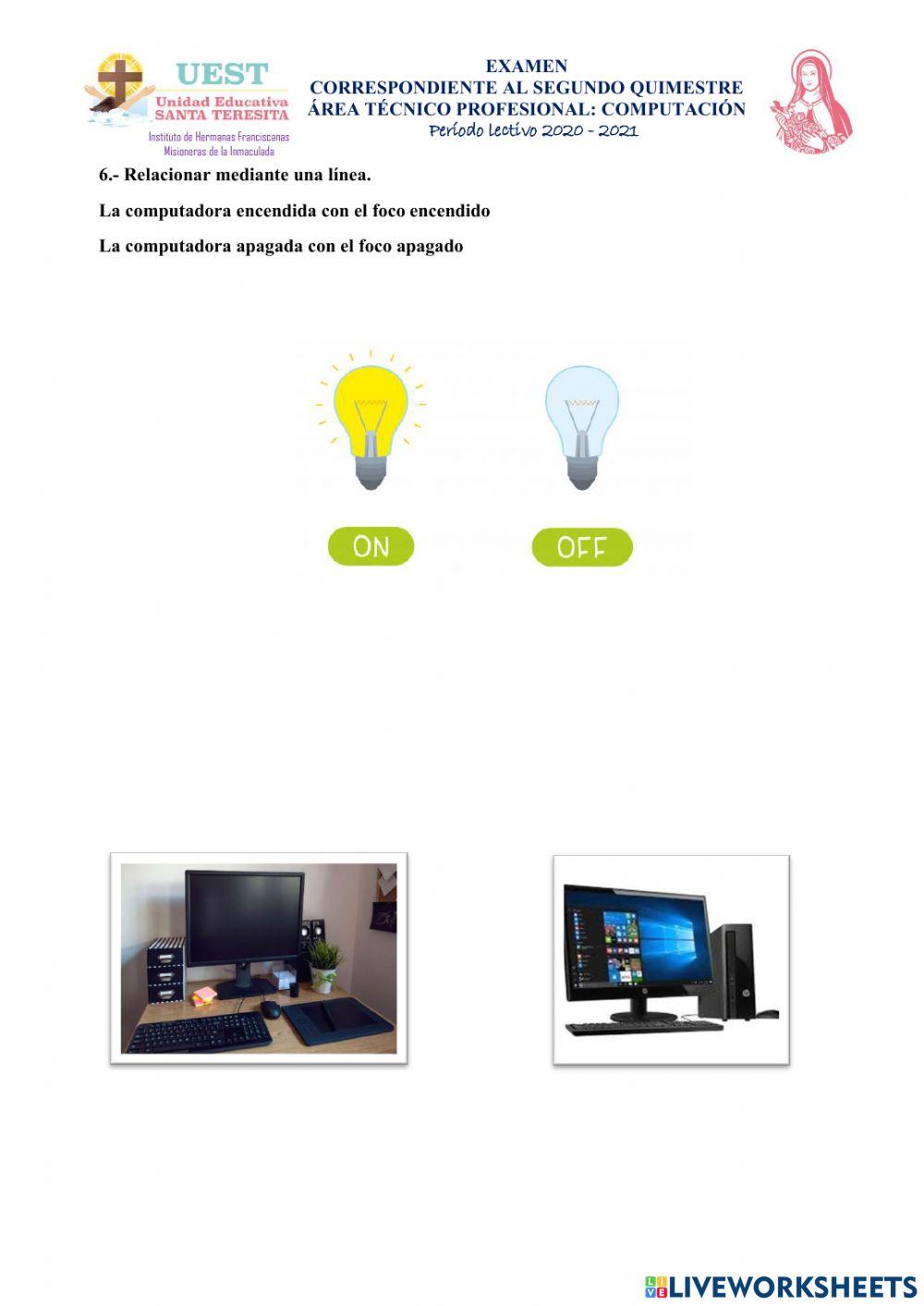 Examen de computación