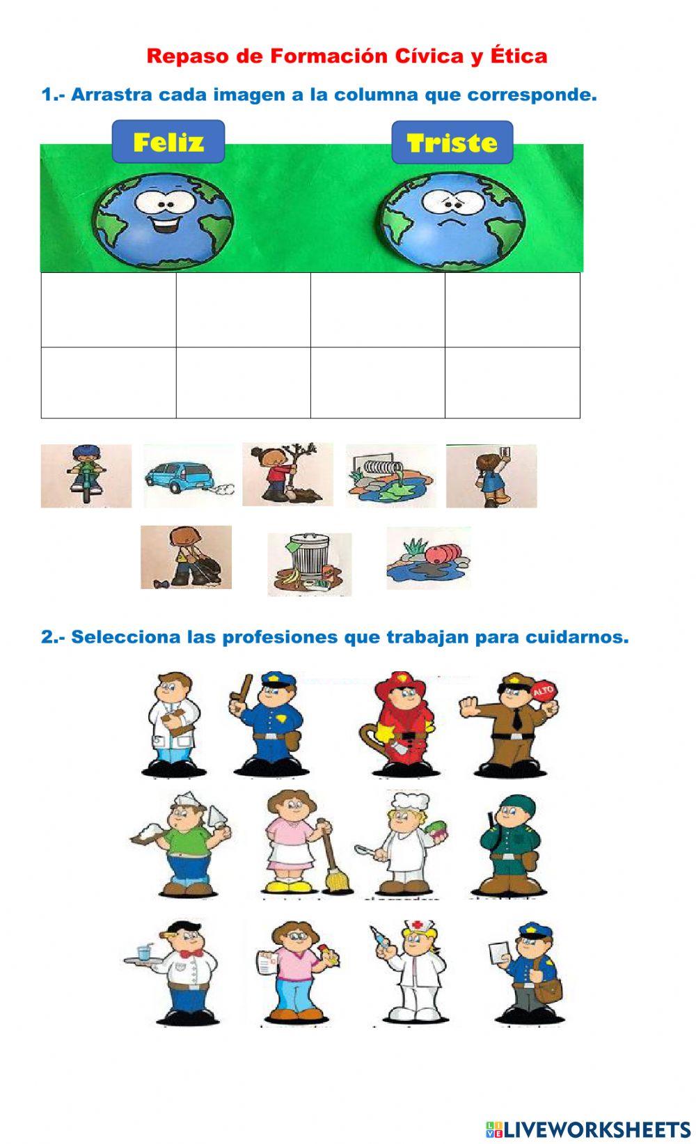 Profesiones - Cuidado del ambiente