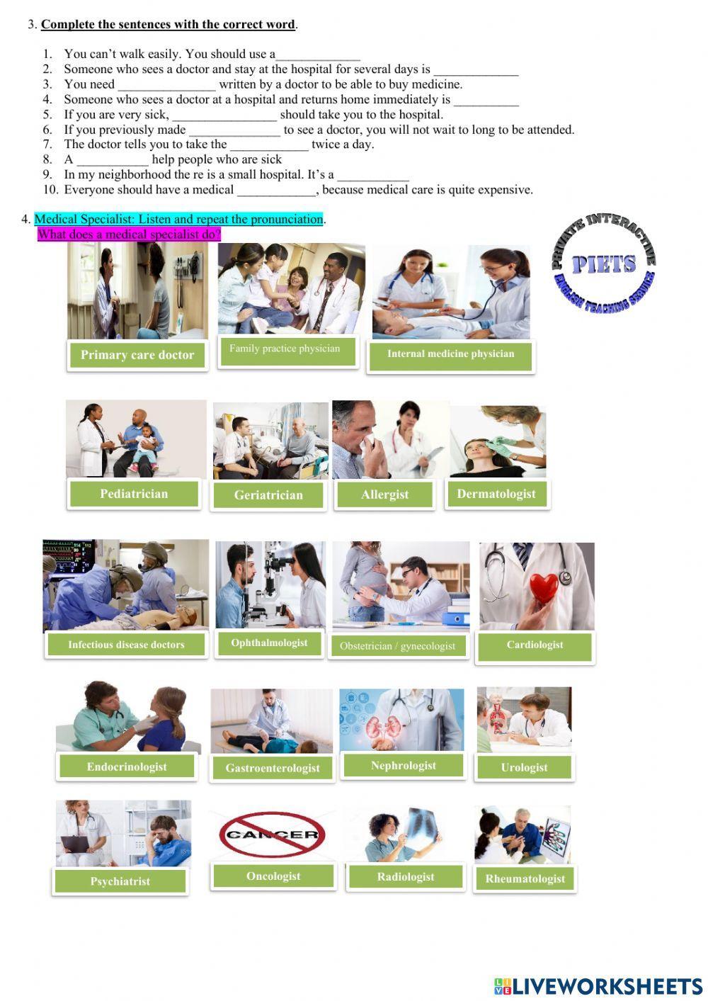 Keep safe and visit your doctor!