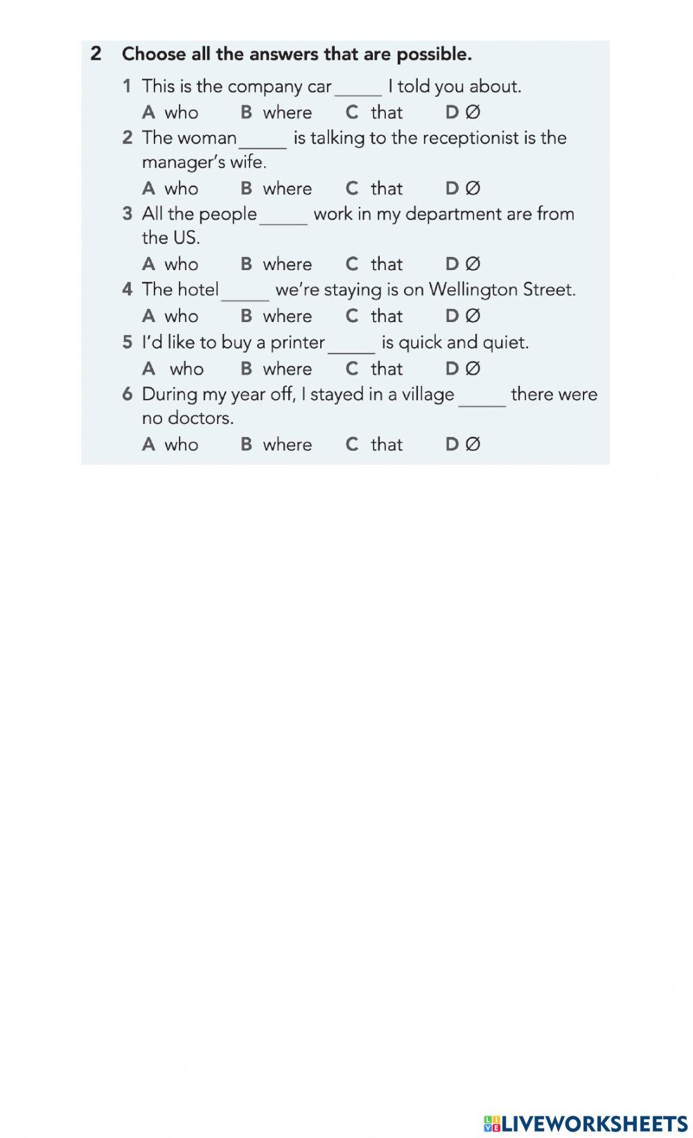 Young entrepreneurs - Ebook Worksheet