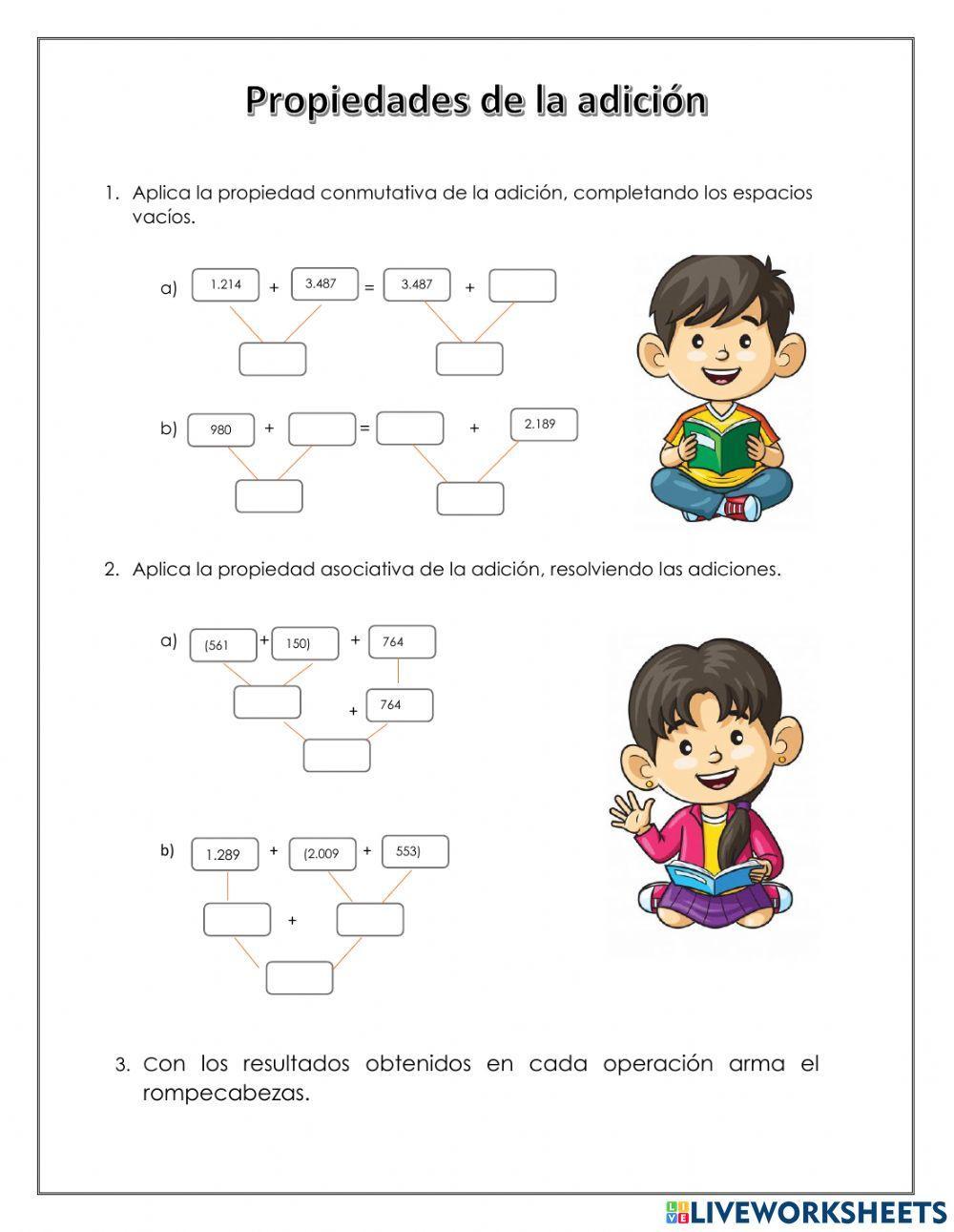 Propiedades de la adicion