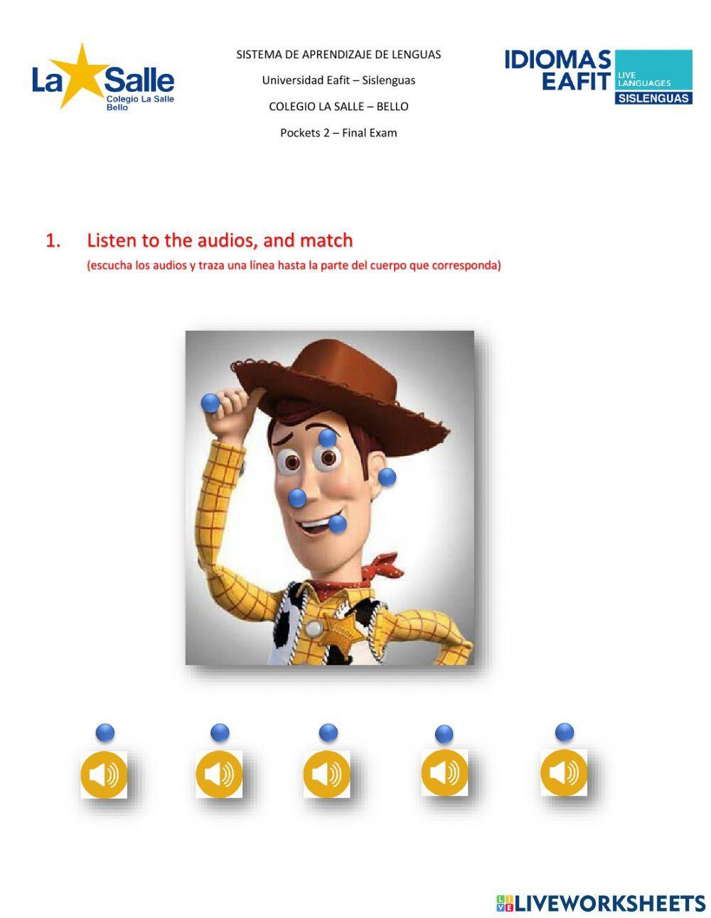 Body parts and senses