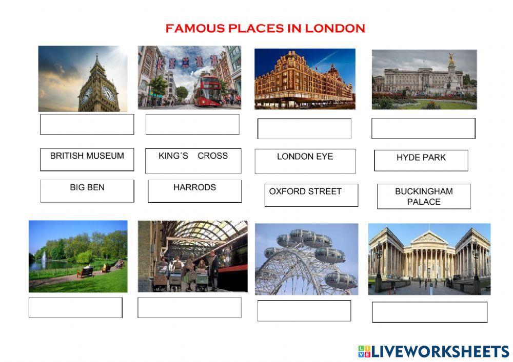 Famous places in london