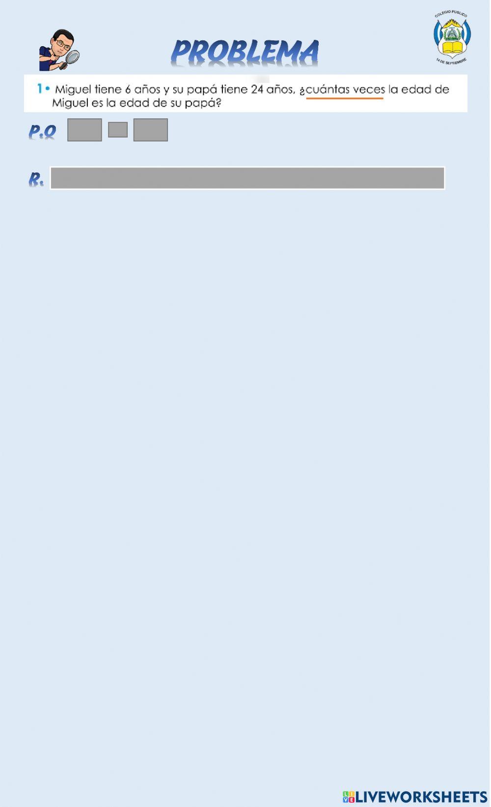 Relación entre dos cantidades