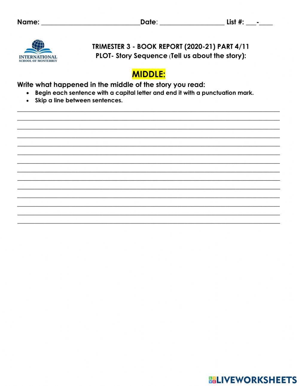 Book Report part 4 of 11