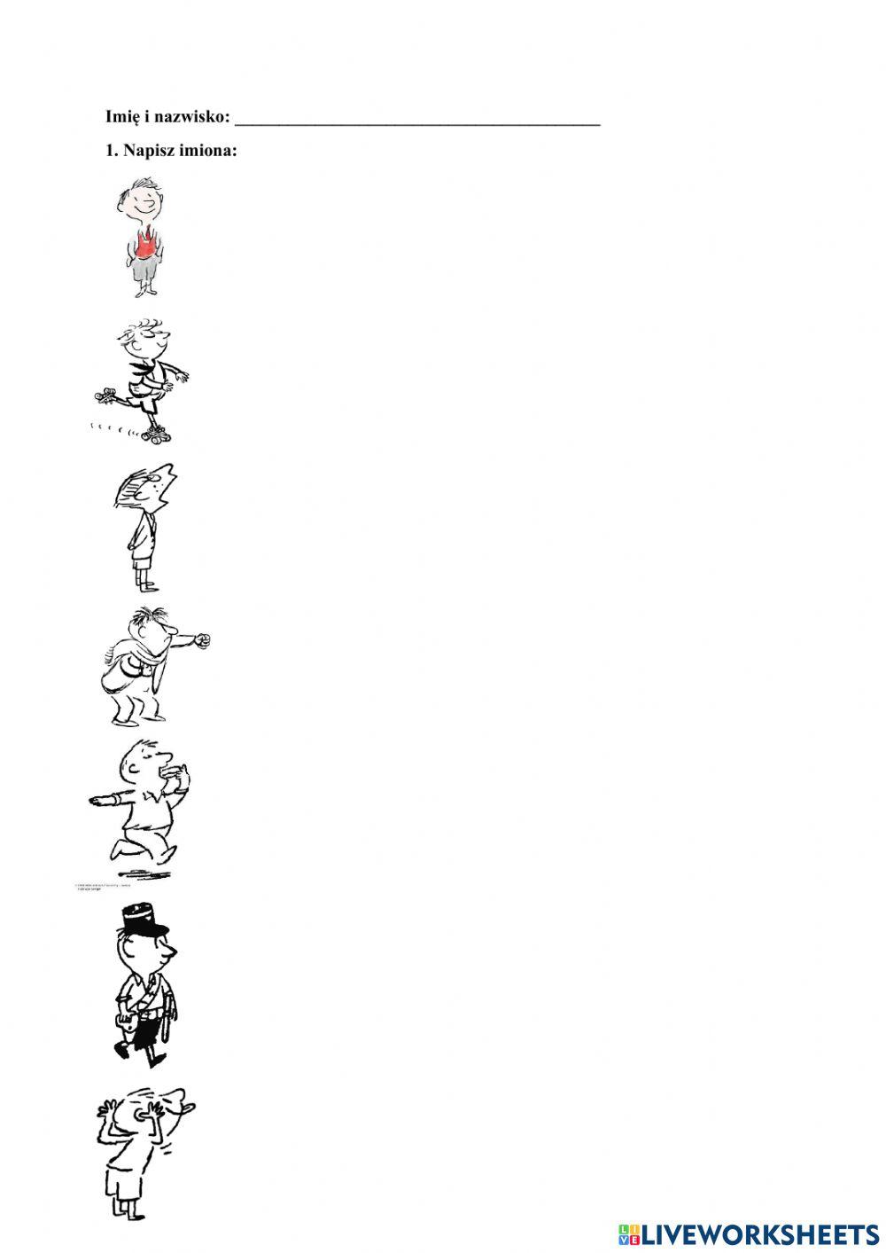 Mikołajek - bohaterowie