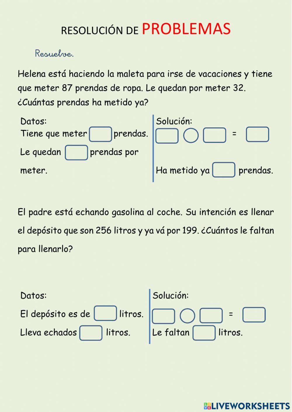 Resolución de problemas