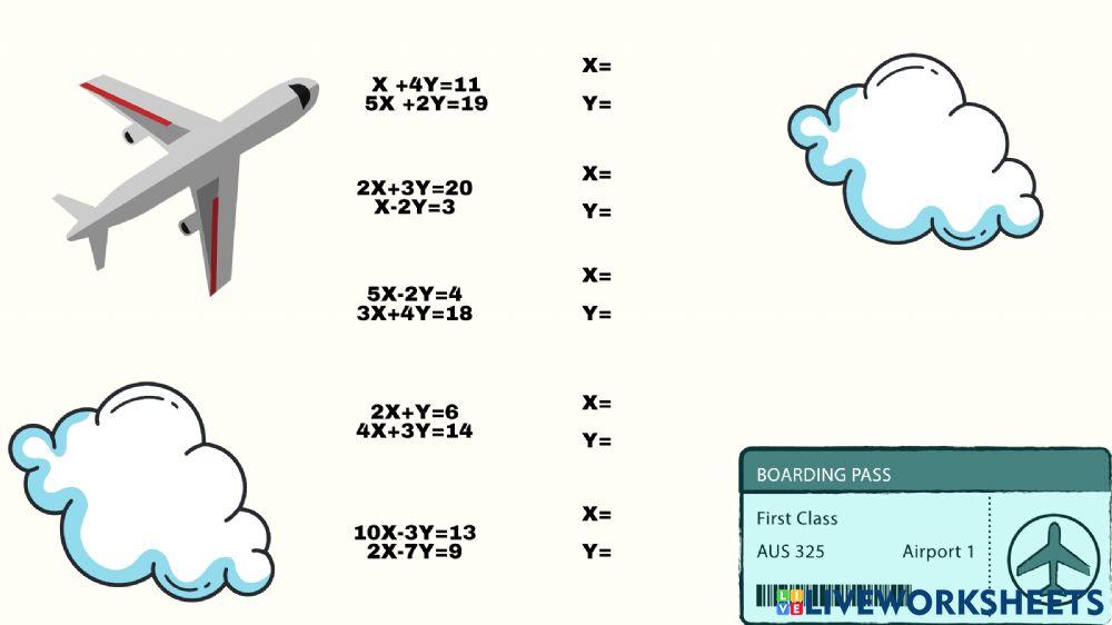 Sistemas de ecuaciones