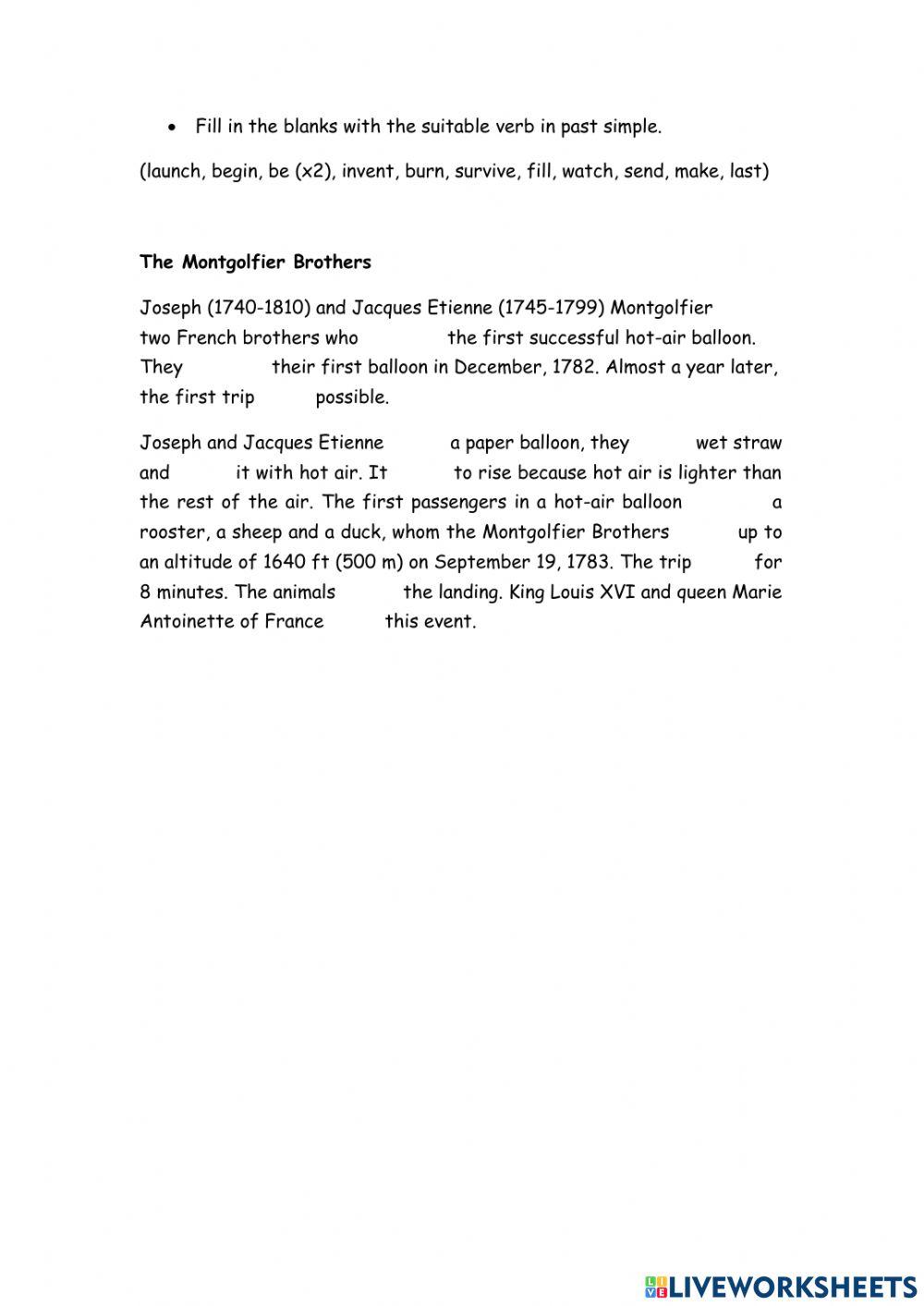 The Montgolfier Brothers