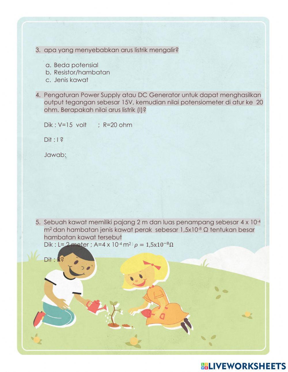 Lembar interaktif siswa