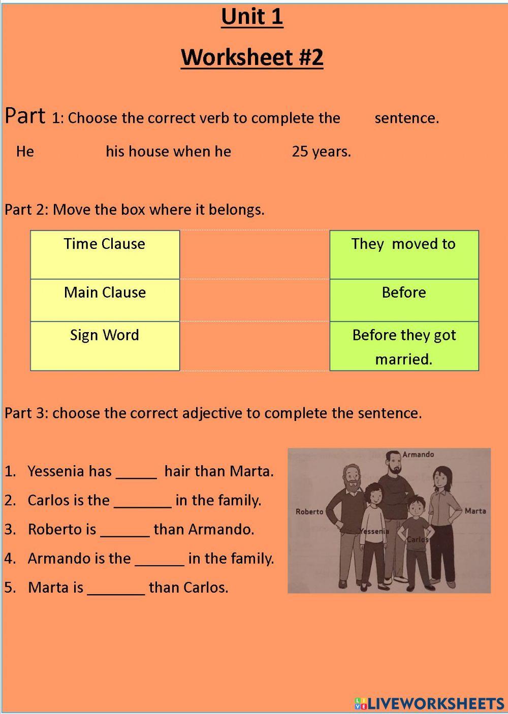 Simple past adverbial clauses