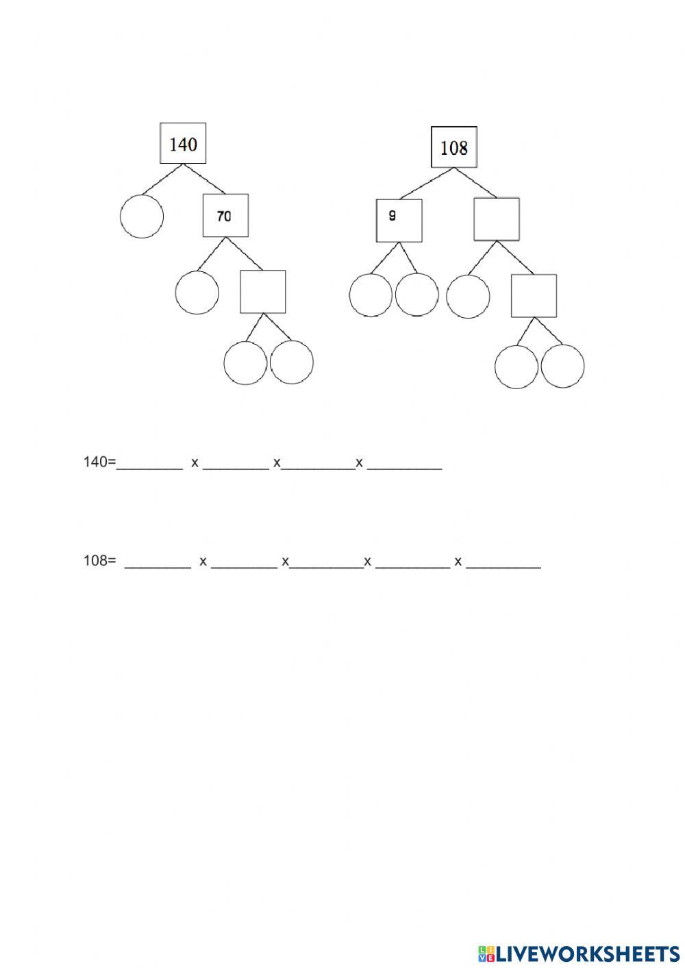 Prime factorization