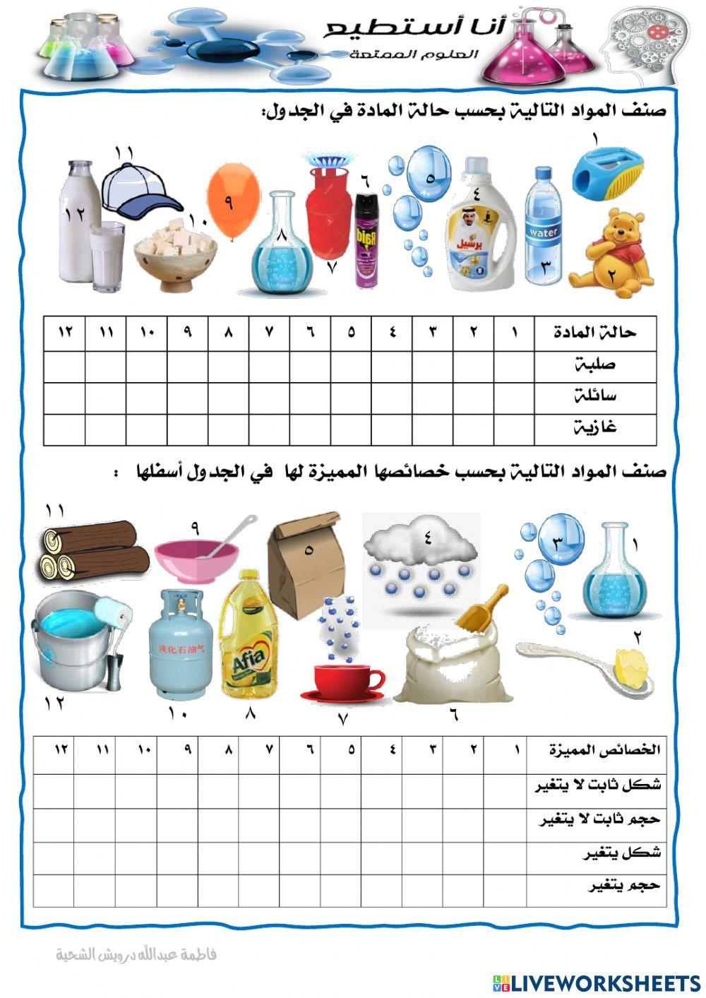 حالات المادة