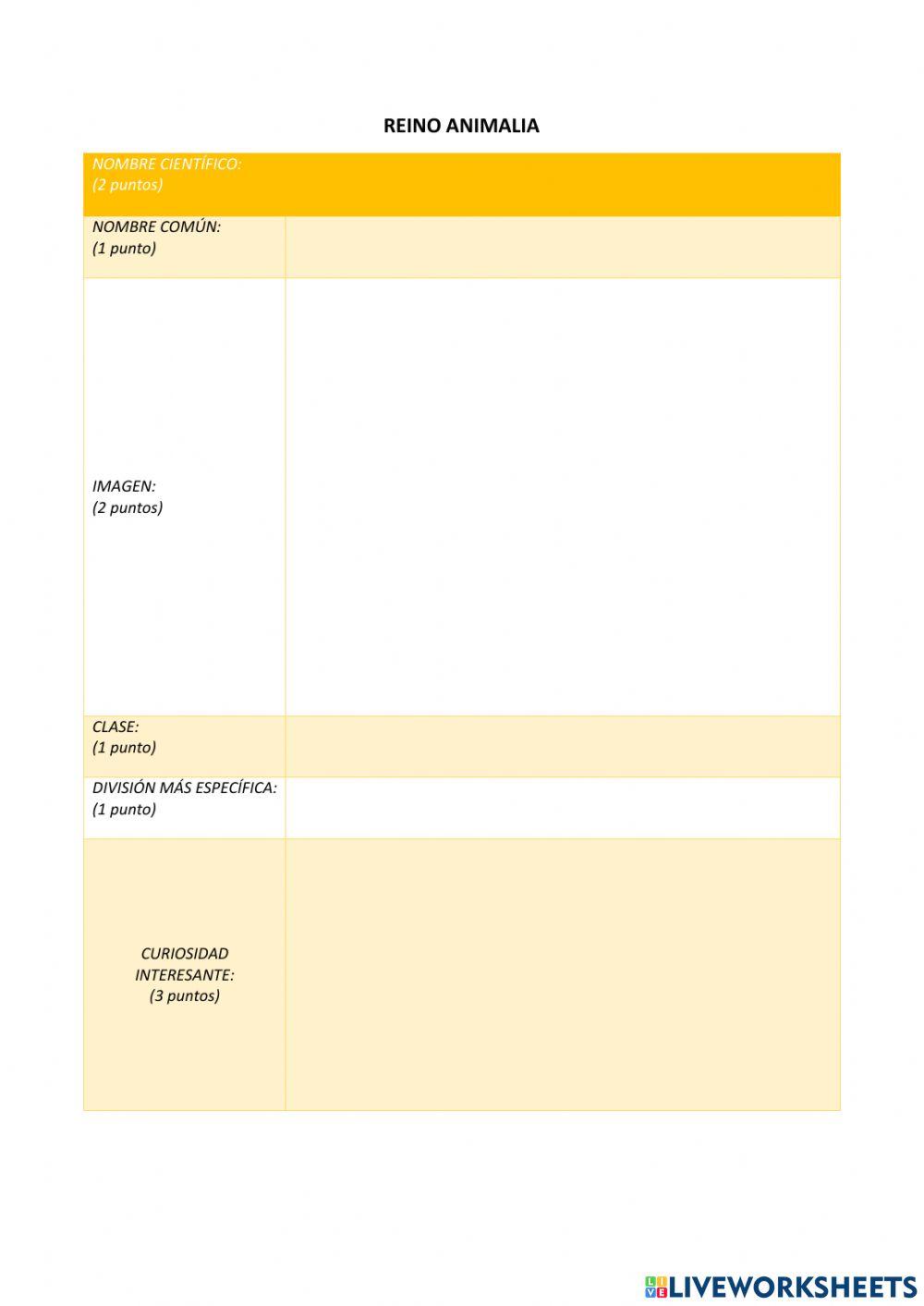 REINO ANIMALIA-1ro B Cienciass