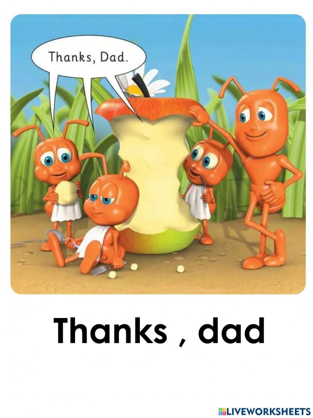 Story What's for lunch dad